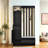 Versatile Hall Tree with Cushioned Bench and Multiple Storage Options-643261604