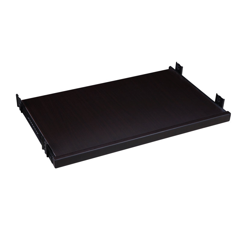 Palladino 1.25" H x 23.5" W Desk Keyboard Tray, Mocha