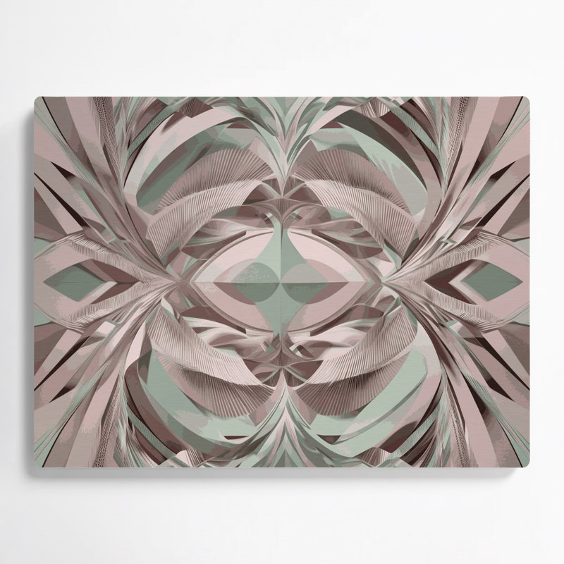 Art mural gris op Op 71, 20" H x 30" W x 0.05" D