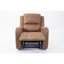 Luxueux fauteuil inclinable avec capitonnage horizontal et vertical pour un confort et un style inégalés
