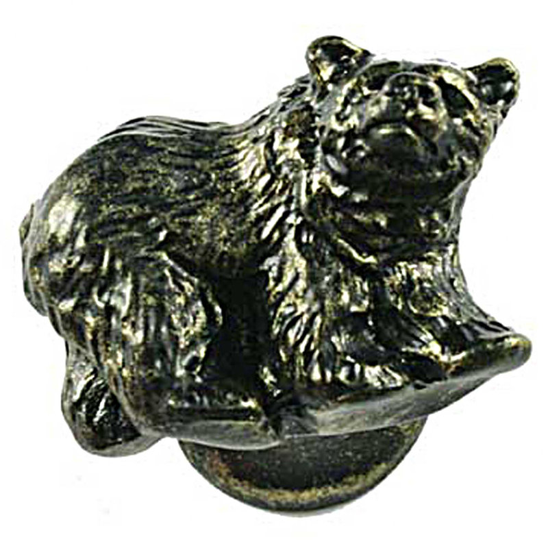 Poignée fantaisie Wildlife Wilderness, Bronze noir