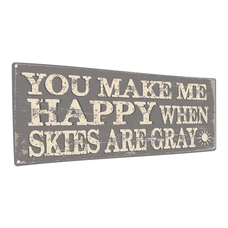 «Distress, You Make Me Happy», impression sur métal