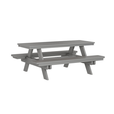 Outdoor Rectangular Picnic Table