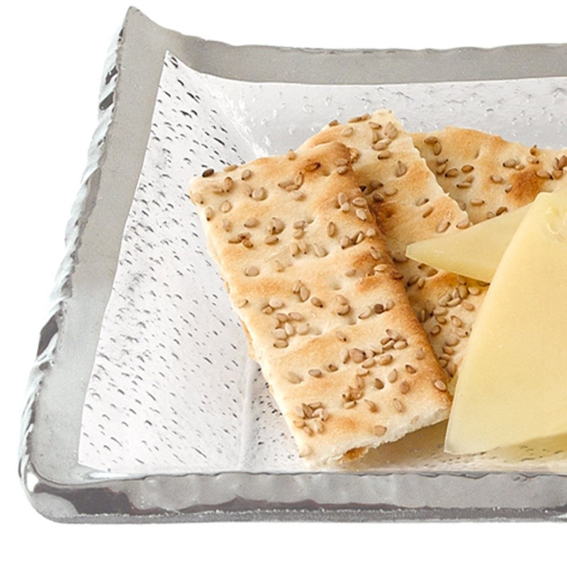 Plateau en verre, Doré
