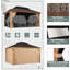 Pavillon de jardin en aluminium avec double toit-90577630