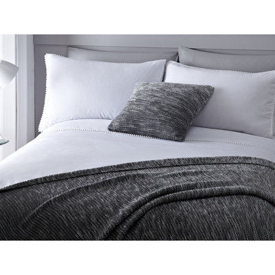 Polyester Solid Colour Duvet Cover Set with Pillowcases