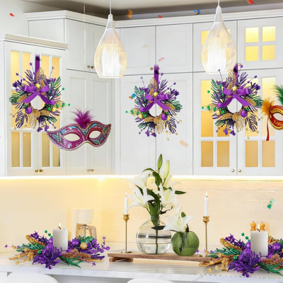 9.8'' in. Faux Garland
