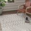 Tapis crème / gris Kateshia-94080807