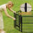 Exercise Heavy Duty Metal Pet Pen with Doors (Set of 6)-80013011