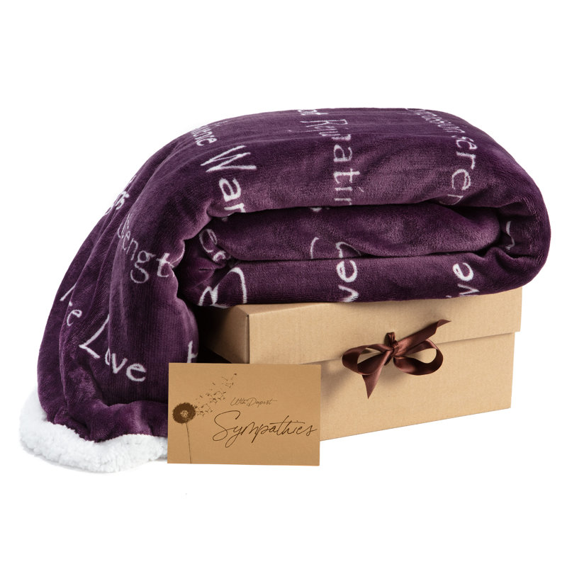 Sympathies Throw, Aubergine