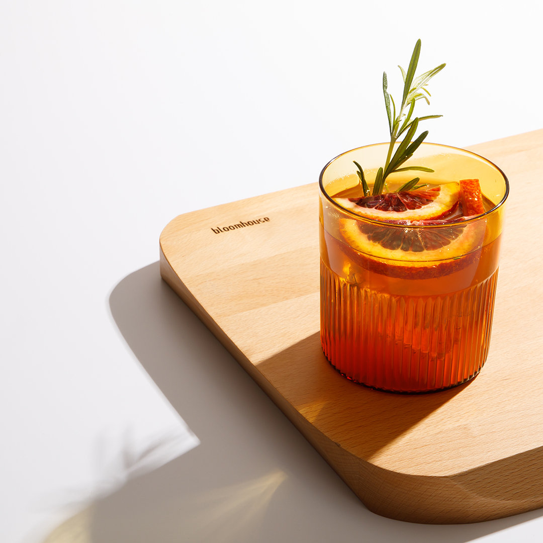 Lyon Sky Whiskey Glass, Tumeric Yellow