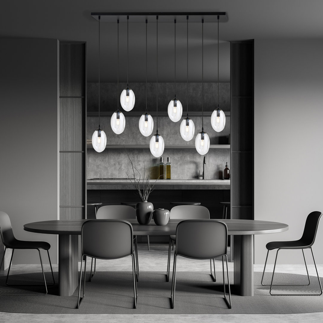 Englewood 9 - Light Black Kitchen Island Pendant