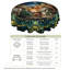 Nappe en polyester lavable foncé foncé