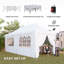 3m x 6m Steel Pop-Up Gazebo
