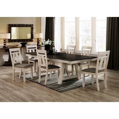 Ensemble de table de salle à manger extensible 5 pièces Cottage