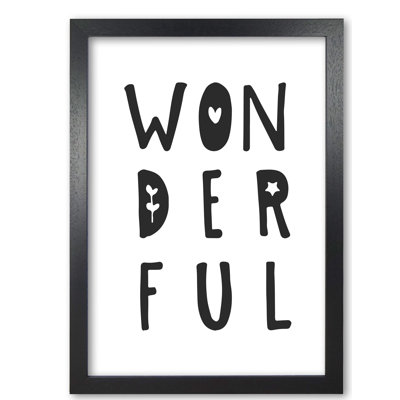 Wonderful - Print