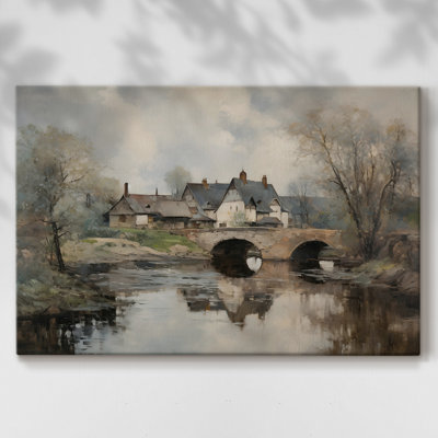 Vintage Landscapes-DCCCLVIII -Gallery Wrapped Cavas