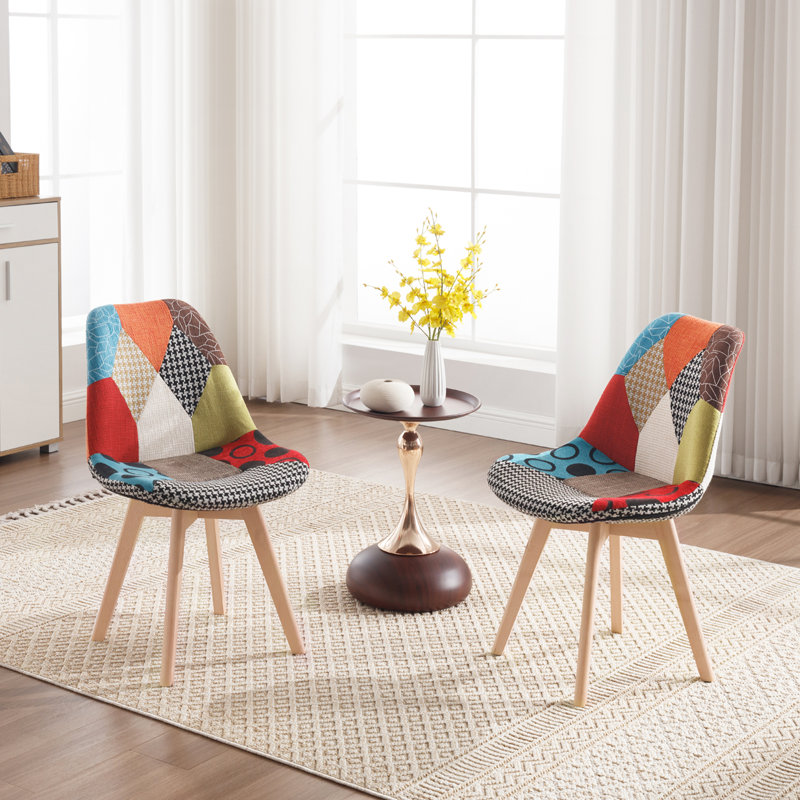 Avoca Solid Wood Dining Chair, Multicoloured