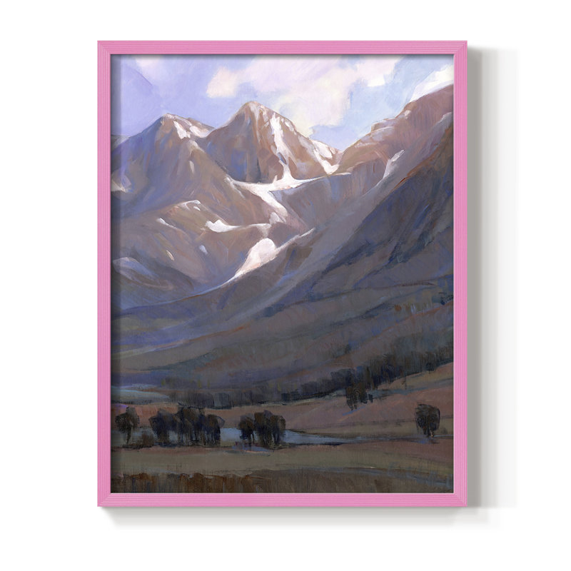 Impression encadrée Epic II - bois massif, H 10 po x l 8 po, Rose