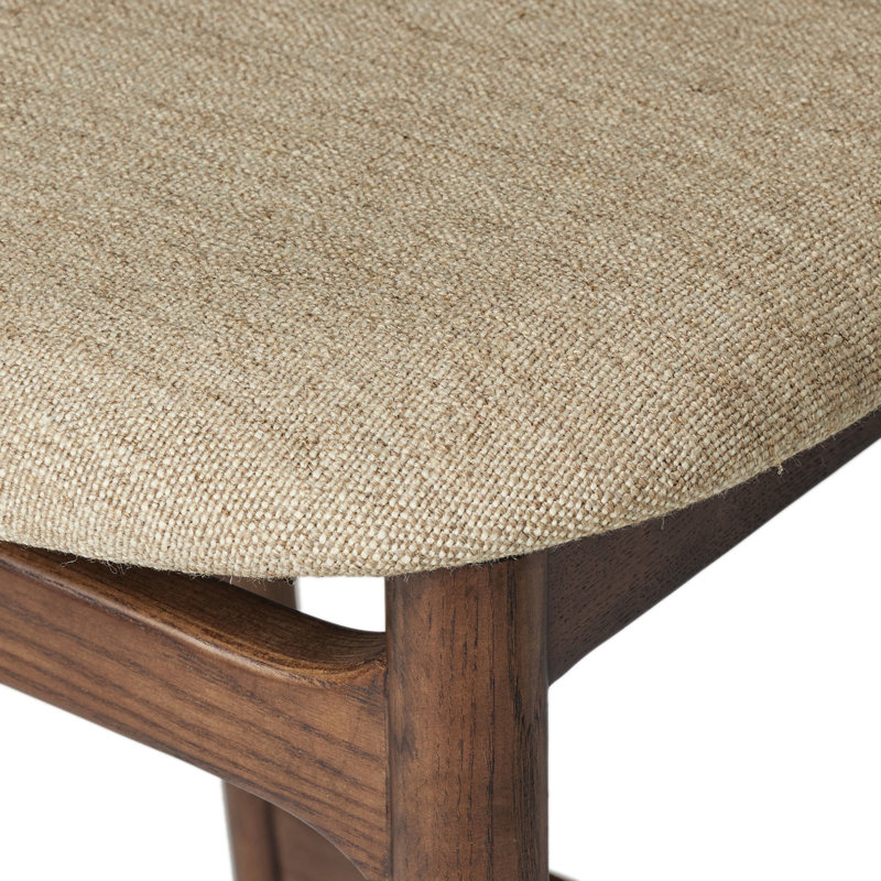 Baden Stool, Sienna Brown, Alcala Wheat/Polyester Blend, Bar Stool (30" Seat Height)