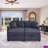 Bodhild 68" Comfortable Corduroy Lazy Sofa,Large-sized loveseat with an extra-soft chaise lounge,Ottoman with storage space, comes with a small table board,Suitable for combined living-bedroom spaces (or open-plan living areas)-119215944