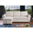 Reversible Sectional With , Beige Chenille And Compact Storage Sleeper Storage, Comfortable Seats