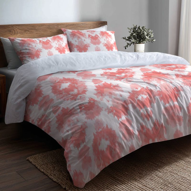 Ensemble de literie 3 pièces - Housse de couette et coussin décoratif Boho, Housse de couette grand et 2 taies décoratives