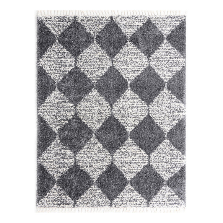 Serenity Shag Geometric Indoor Rug