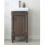 Ensemble de meuble-lavabo à simple cuve 18 "Malena