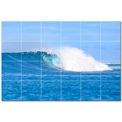 Vagues photo 12 x 12
