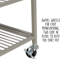 Chariot de rangement roulant pour salle de bain