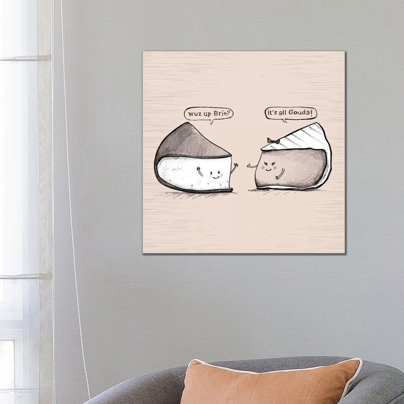 Very Punny X 1 Piece Wrapped Canvas Wall Art
