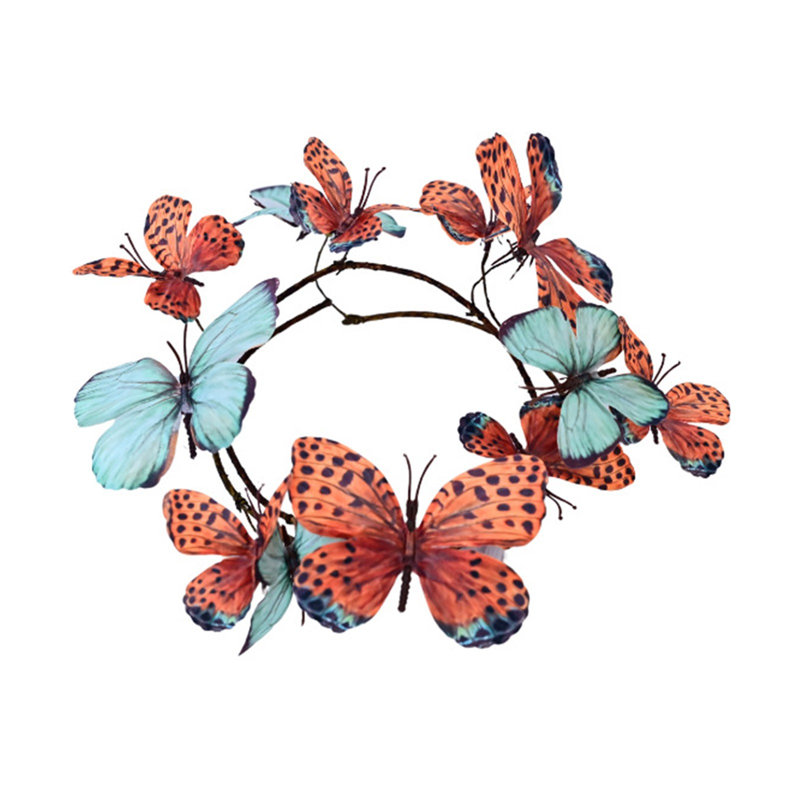 Guirlande amovible en plastique artificiel Papilio avec vignes décoratives pour murs Balustrades, E