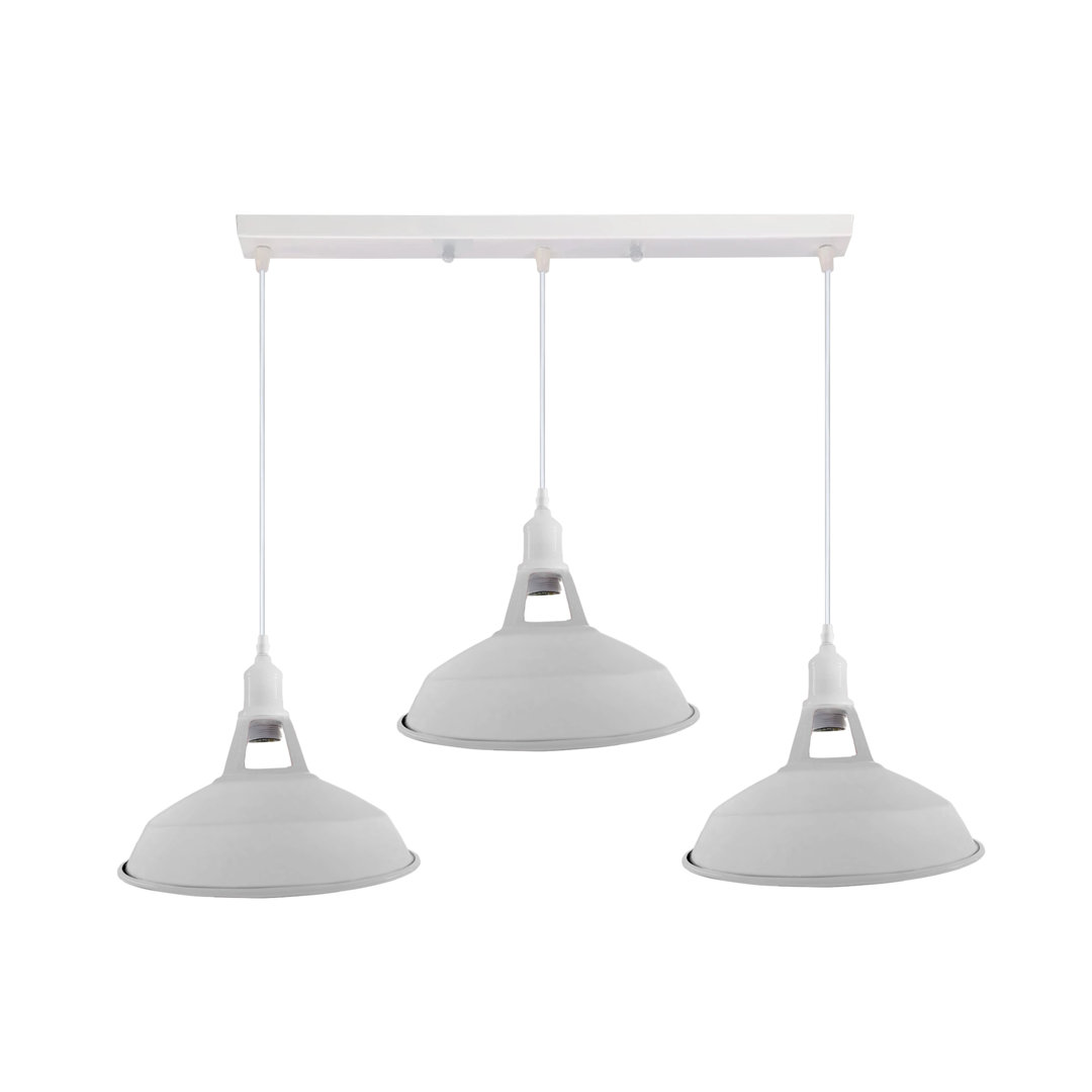 3 - Light Silver Kitchen Island Pendant