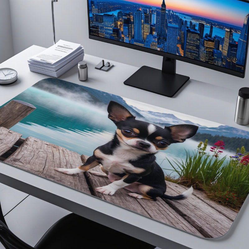 Polyester Desk Pad, 23.6x13.8