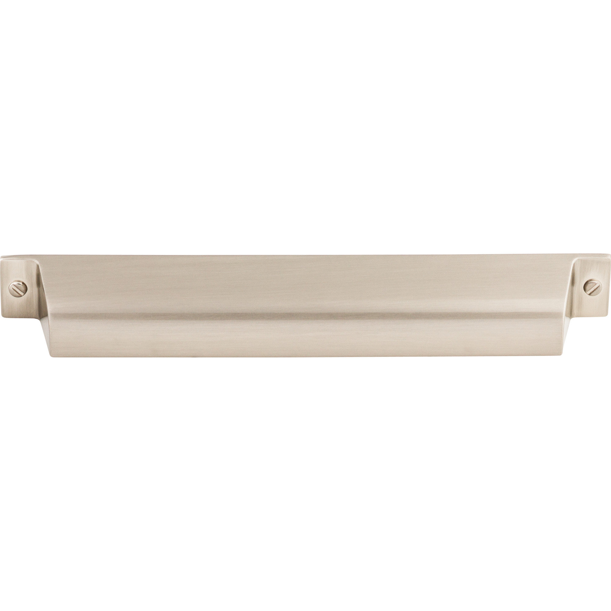 Channing Cup/Bin pull, Brushed Satin Nickel, 7" Center to Center