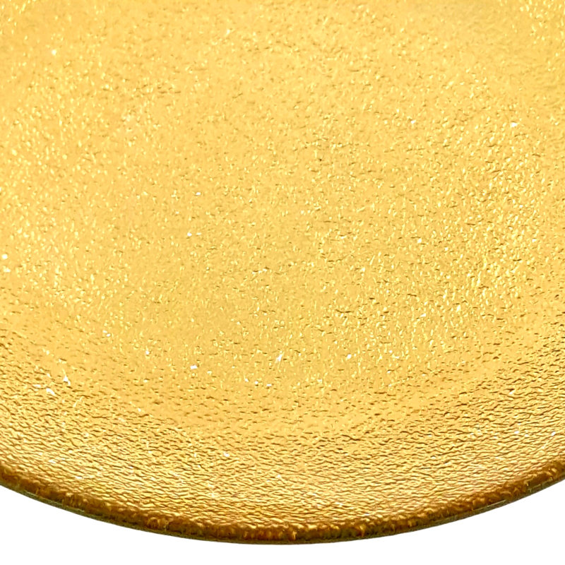 Assiette plate 11 po Aura, Or