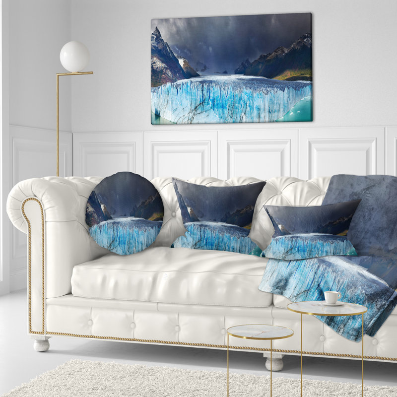 Coussin Perito Moreno Glacier - Landscape, Rectangulaire, 12 po x 20 po