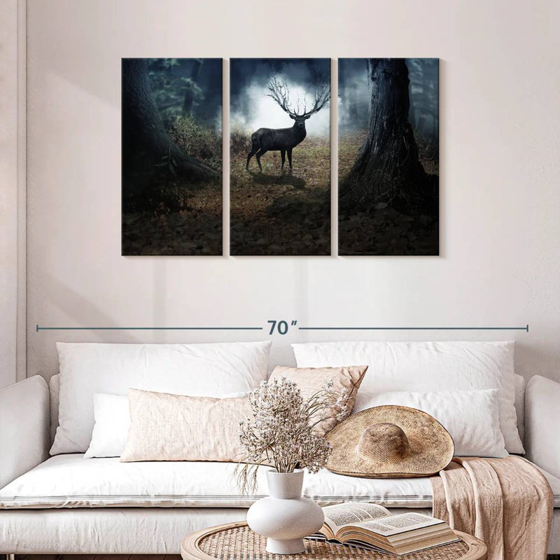 Brampt Phantom Deer Stag, 32" H x 50" W