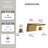 2 Handle Deck Mount Bathroom Roman Tub Faucet-115327604