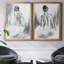 «Soft Silhouette V», ensemble de 2 reproductions sur toile-265539963-265639750-195628234