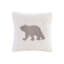 Ensembles de literie douillette douillette en sherpa, polyester ivoire gris, confort rustique