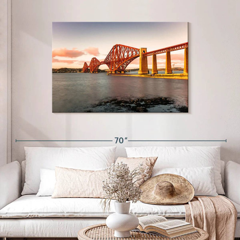 Lilie Forth Railway Bridge, 30" H x 45" W