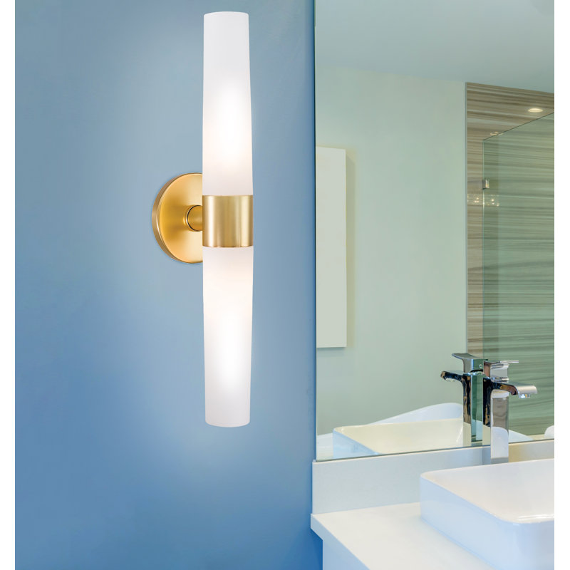 Saber 2 - Light Dimmable Bath Bar, Honey Gold