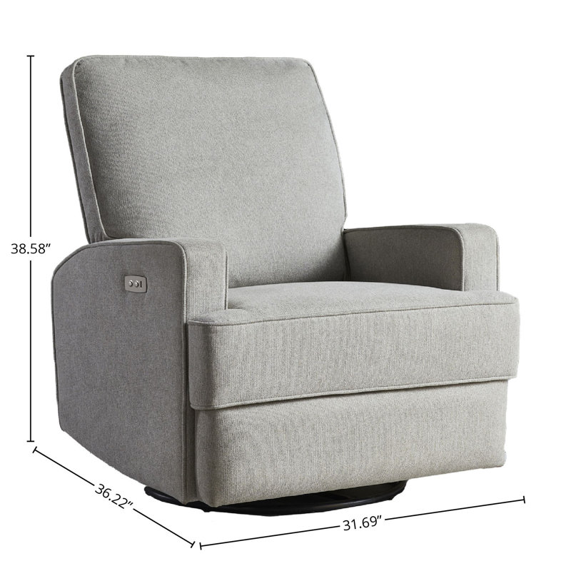 Fauteuil inclinable en tissu Hulsey, Shell
