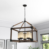 Arro 5 - Light Dimmable Lantern Square / Rectangle Chandelier