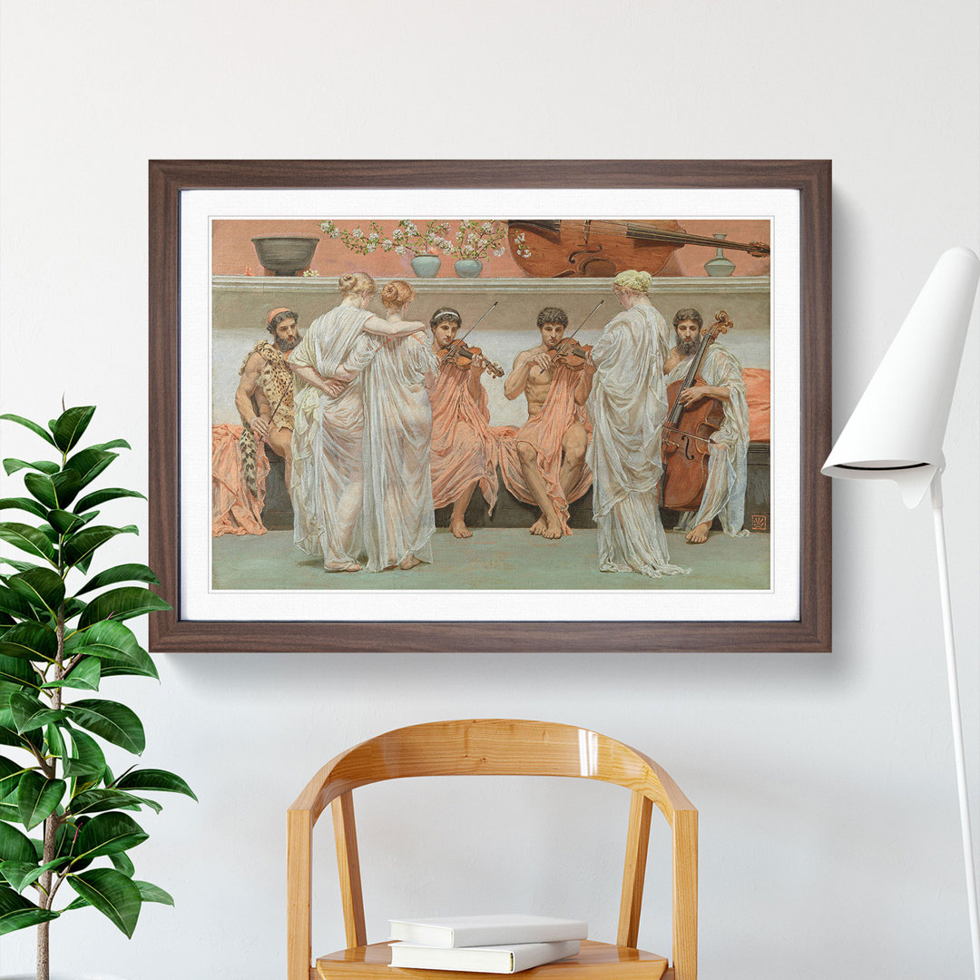 A Quartet by Lawrence Alma-Tadema - Picture Frame Painting