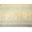 Tapis oriental tribal bleu-gris 9X12