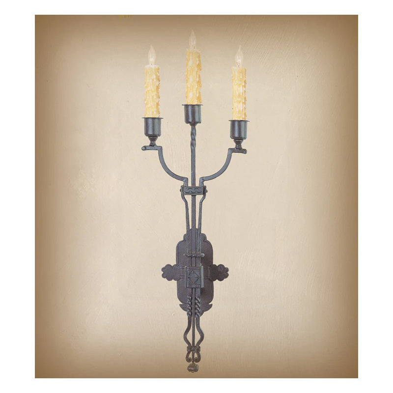 Natanael 3 - Light Candle Wall Light