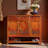 Purely solid wood furniture storage shoe cabinet